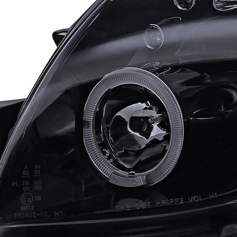 المواصفات Tuning Black Halo Projector LED مصابيح الأمامية الأمامية متوافقة مع 2006-2008 Toyota Yaris Hatchback ، ANDELL LISE-PALE RESIDERSBLY ASSEMBLY in Kuwait