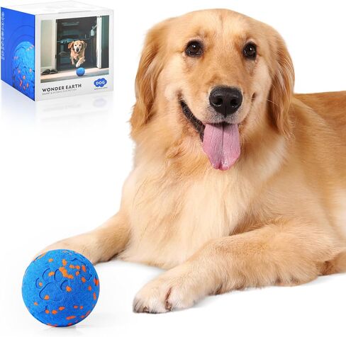 Smart Interactive Dog Toys,Vibrating Dog Ball,Dog Chew Toys,Balls for Dogs，Chew-Proof Shell,Automatic Moving/Bouncing/Rotating, E-TPU Material,Ip68 Waterproof in Saudi Arabia