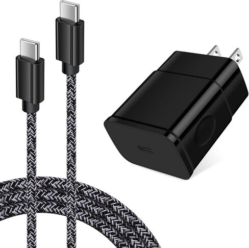 Galaxy Watch Fast Charger for Samsung Galaxy Watch 8/8 Classic/Ultra/7/FE/6/6 Classic/5 Pro/5/4/4 Classic/3/Active2/1 Charger Cable Dock, 2 in 1 25W USB C Fast Charger for Samsung S25/S24//S23/S22/A16 in Kuwait
