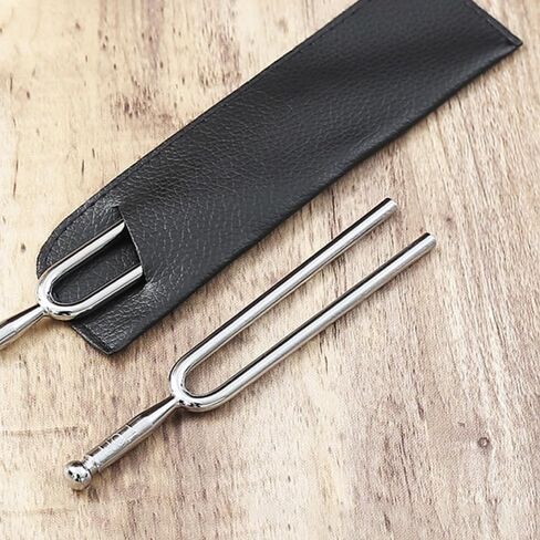 BESTonZON Tuning Fork Storage Pu Leather Padded Case for Tuning Forks Protective Storage Pouch Portable Cover for Musicians Music Instrument Supplies in Saudi Arabia