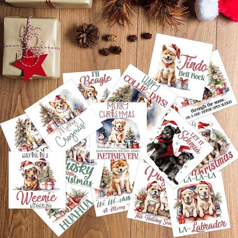 Vintage Christmas Rub on Transfers for Crafts, 16 Pcs Retro Style Holiday UV DTF Transfer Stickers for Wood Glass Furniture DIY, Old-Fashioned Christmas Transfers for Crafting (6 x 6 in) in Saudi Arabia