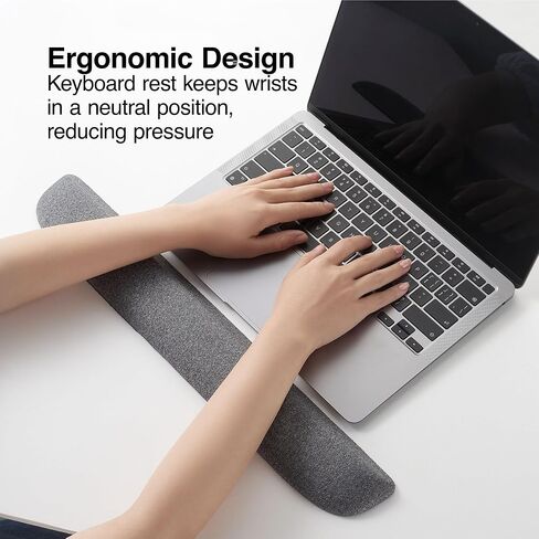 Staples 24339940 Gel Keyboard Wrist Rest 18.66 in x 2.8 in x 0.91 in Black in Saudi Arabia