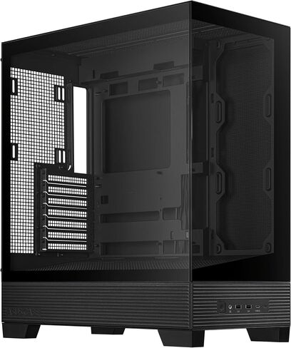 ASUS A31 Plus Black ATX Case (اللوحات الأم المخفية ، المشعاة 360 مم وبطاقات رسومات 380 مم ، مع خيارات الألوان السوداء أو البيضاء ، وأربعة من عشاق ARGB مثبت مسبقًا ، وإدارة الكابلات النظيفة) in Saudi Arabia