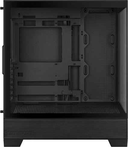 ASUS A31 Plus Black ATX Case (اللوحات الأم المخفية ، المشعاة 360 مم وبطاقات رسومات 380 مم ، مع خيارات الألوان السوداء أو البيضاء ، وأربعة من عشاق ARGB مثبت مسبقًا ، وإدارة الكابلات النظيفة) in Saudi Arabia
