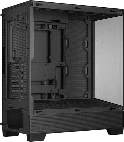 ASUS A31 Plus Black ATX Case (اللوحات الأم المخفية ، المشعاة 360 مم وبطاقات رسومات 380 مم ، مع خيارات الألوان السوداء أو البيضاء ، وأربعة من عشاق ARGB مثبت مسبقًا ، وإدارة الكابلات النظيفة) in Saudi Arabia