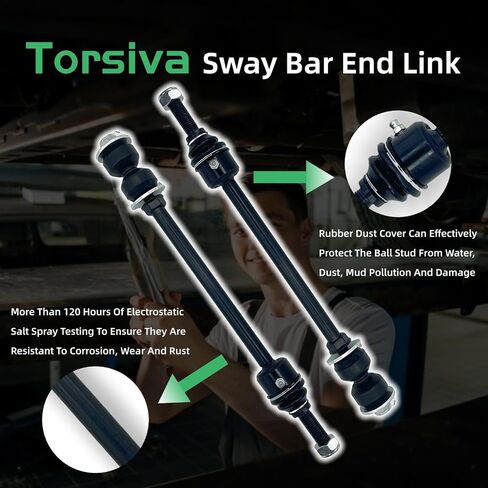 ‎‎K80636 2PCS Front Stabilizer Sway Bar End Links Fit for Chevrolet 2004 2005 2006 2007 2008 2009 2010 2011 2012 Colorado, for GMC 2004-2012 Canyon, for Isuzu 2006 I-280, 2007-2008 I-290 in Saudi Arabia