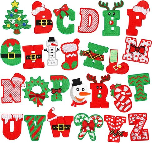 52 PCS بقع رسائل تشنيل اللاصقة الذاتي ، A-Z ALPHABET مطرزة SEW SELIQUE REPART PATCH DIY CARPHS FORCHED SAPP in Kuwait
