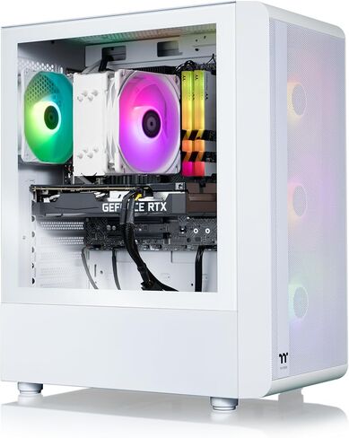 Thermaltake LCGS View i1470S-170 Gaming Desktop (Intel Core™ i7-14700F, ToughRam 32GB DDR5 6000MT/s RGB Memory, NVIDIA® GeForce RTX™ 5070, 1TB NVMe M.2, WiFi, Windows 11) V17S-B760-570-LCS in Saudi Arabia