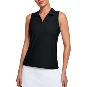 Heathyoga Womens Golf Shirt Golf Tank Tops for Women Polo Tennis Shirts Sleeveless Golf Shirts for Women Quick Dry