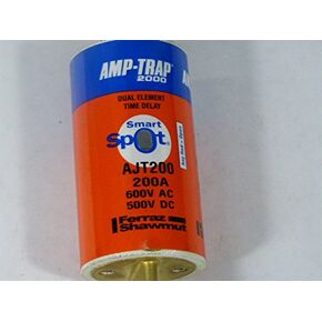 Amp Trap AJT200 Dual Element Fuse Smart Spot 200amp 600V