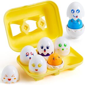 SYHLN Learning Toys for 1 2 3 Year Old Girl Boy,Educational Montessori Shape Sorter Toys for Toddlers 1-3 Year Old, Matching Eggs Baby Toys 12-18 Months,One First Birthday Gifts Age 1-2