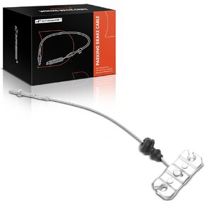 A-Premium Front Side Parking Brake Cable Assembly Compatible with Ford, Mazda and Mercury Models: Escort 1991-2003, Probe 1989-1992, 323 1990-1994, MX-3 1992-1995, Protege 1990-1998, Tracer 1991-1999