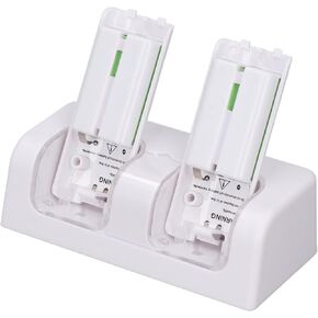 Zerodis Remote Control Charger Dock, Portable Remote Charging Station Dock 4 in 1 Rechargeable Accessory for RC (White)