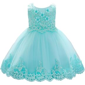Dressy Daisy Baby Girls' Wedding Flower Girl Dresses Christmas Party Fancy Ball Gown for Special Occasion 6-24 Months
