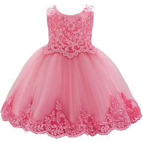 فساتين Dressy Daisy Baby للفتيات لحفلات الزفاف وحفلات عيد الميلاد وحفلات الكريسماس الفاخرة للمناسبات الخاصة من عمر 6 إلى 24 شهرًا in Saudi Arabia