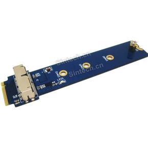 Sintech M.2 NGFF 28Pin SSD Adapter Card, for Read SSD from MacBook 2013-2015 Year in M-Key Slot (Not Fit in Any USB nVME External Case)