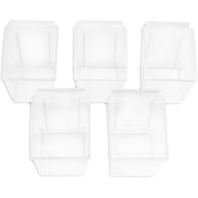 Proslat 3240 Probin Storage Bin, X-Large, 2-Pack, PPE Plastic, 55-Pound Capacity, Clear in Kuwait
