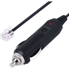 Radar Straight Power Cord Compatible with Uniden R3 R7 R1 Radar Detector Passport 6800/7500/7500S/8500/9500i/X50 Valentine One Radar Detector (3.5m/11.5ft)