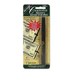Dri-Mark 351B1 Smart Money Counterfeit Bill Detector Pen for Use w/U.S. Currency