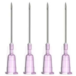 30Ga 1 Inch Luer Lock Industrial Dispensing Accessories, Individually Wrapped, Pack of 100, Lab Tools, Suitable for Refilling Liquid, Inks