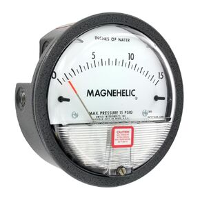 Dwyer® Magnehelic® Differential Pressure Gage, 2015,: 0-15" w.c.