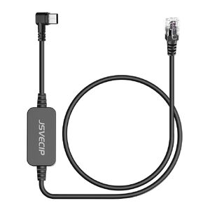 Radar Detector Cable, Type C to RJ11 Plug Cable,for Escort Radenso XP Uniden Beltronics Cobra Whistler Radar Detector,Replacement Power Cable for Radar Detectors