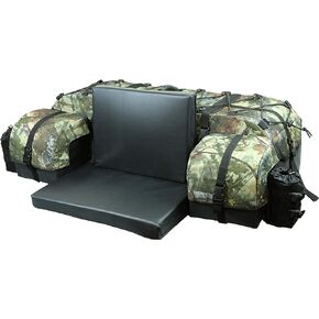 ATV TEK Arch Series Oversized Rear Rack Utility Pack, Padded ATV Cargo Bag - Kings Mountain Shadow Camo