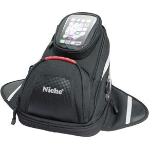 Niche Strong Magnetic Tank Bag, Expandable & Waterproof Motorbike Bag for Yamaha, Kawasaki, Suzuki, Harley etc. (NMO-2216)