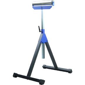 KASTFORCE 2 of Folding Roller Stand, Height Adjustable, Heavy Duty 300 LB Load Capacity Each, Outfeed Woodworking, Folds Flat for Easy Storage, Twin Pack, KF3015