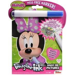 Bendon Imagine Ink Coloring Game Book, Magic Ink Pictures, Mess Free Marker (Minnie Mouse)