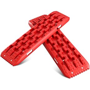 M-AUTO Traction Boards for Self-Recovery - 2-Pack Sand Rails Snow Tracks, Recovery Boards Provide Tire Grip Aid to Free Cars/Trucks Stuck in Snow, Ice, Mud, and Sand, Load Up to 10 Ton (41 Inches)