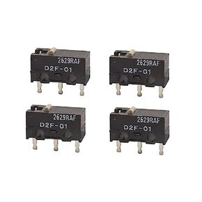 PMMCON 6 قطع D2F-01F D2F01F مايكرو سويتش ميكروسويتش متوافق مع مفتاح الماوس الصغير