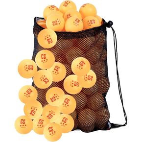 مجموعة كرات كلينش ستار بينج بونج (50 قطعة) لتنس الطاولة الاحترافية 3 نجوم 40 مم - مع حقيبة حمل شبكية in Kuwait