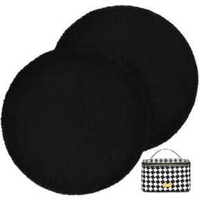 Stadium Seats,Portable Bleacher Seats with Portable Clutch Bag Memory Foam Seat Cushion 2 Pack Anti-Slip Round