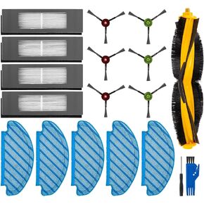 BlueStars Replacement Accessories Parts Kit for ECOVACS DEEBOT OZMO T8 T8 AIVI T8 MAX N8 Pro N8 Pro+ Robot Vacuum Cleaner - Extra Sweeping Brush