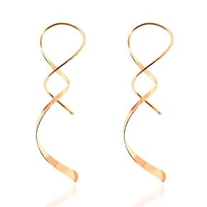 Spiral Threader Earrings for Women Dangling Earrings Music Note Earrings for Women Girl Gift