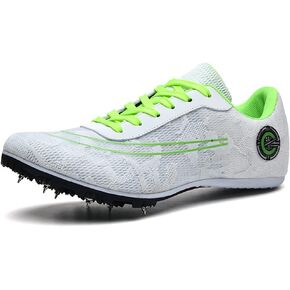 Men Spikes Track Shoes Sprint Track and Field Shoes Youth Professional Jumping Running Race Training Athletic Shoes Lightweight Sport Sneakers