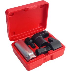 Socpuro 5Pcs Automotive Oxygen Sensor Socket with Thread Repair Chasers Set, Offset Oxygen Sensor Socket Wrench Tool for Vehicles