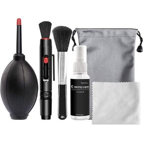 Sunydog Professional Camera Cleaning Kit Sensor Cleaning Kit with Air Blower Cleaning Pen Cleaning Cloth for Most Camera Mobile Phone Laptop