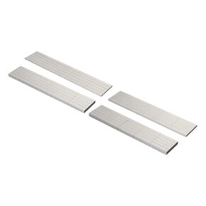 MECCANIXITY 25Set Faraday Conductive Fabric Foam Electrode Shielding Fabric Foam 50x10x3/5/8/10mm 4 Thickness with Adhesive Backing Sticky Strip for Computer LCD TV