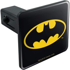 GRAPHICS & MORE Batman Classic Bat Shield Logo Tow Trailer Hitch Cover Plug Insert
