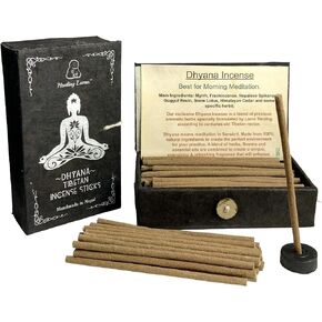 Healing Lama Tibetan Incense for Meditation and Healing. All Natural Pure Blend of Precious Aromatic Herbs Formulated by Lama Tenzing According to Centuries Old Tibetan Recipe. (Medicine Buddha)