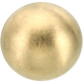PATIKIL M4x0.7 Thread Cap Nuts Knob, 1 Pack Brass Ball Lamp Decoration Screw Caps Nut Cover Nut for Furniture Lighting or DIY Project 21.5mm