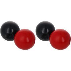 Othmro 4Pcs Thermoset Ball Knobs M8 Female Thread Machine Handle Thermoset Ball Knob 1.37in Diameter Smooth Rim Ball Knobs for Lawn Mowers Exercise Equipment Machinery Valves Spigots