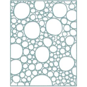 Sizzix Thinlits Die 665211 Bubbling by Tim Holtz One Size, Multicolor