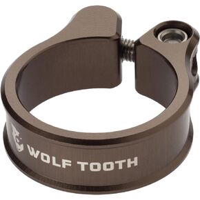 Wolf Tooth Precision-Machined Seatpost Clamp - Espresso 34.9mm