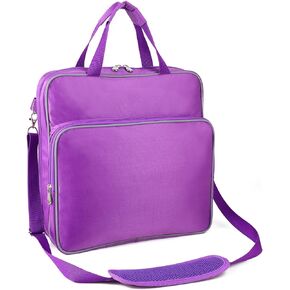 Zipper Binder, 2 Inch 3-Ring Binder with Zipper, Multi Pockets Organizer Binder, 500 Sheet Capacity, Comes with Shoulder Strap, Black