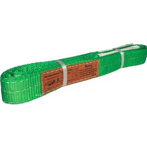 6：1 Safety Factor 2'' x 10' Twist Eye 4,400LBS 2-ply Lifting Sling Straps for Hoist