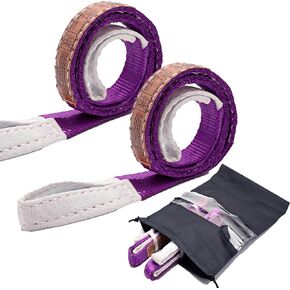 2 حزمة 6:1 عامل الأمان 1 بوصة × 4 بوصة تويست آي 2200 رطل أشرطة رفع الرافعة لأشرطة الويب للرافعة in Kuwait