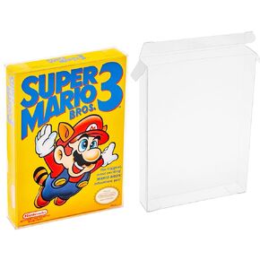 Viturio Nintendo NES Game Box Protector Cases (10 Pack) Clear Plastic .35mm